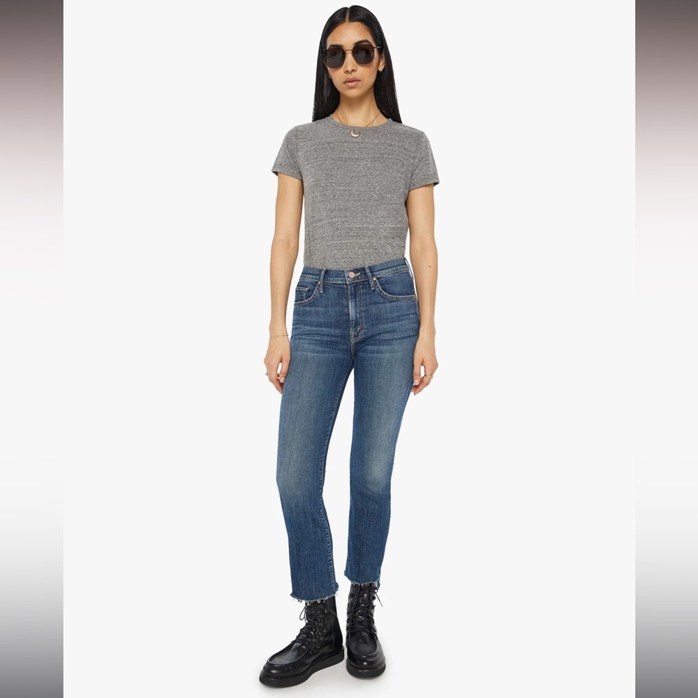 MOTHER - The Insider Crop Step Fray, size 28